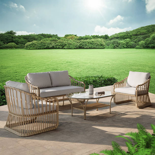 Bayou Breeze Yayla Hand Crafted Concrete Weather Resistant Floor